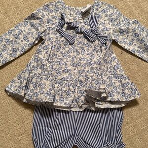 Floral and Striped Kids Matching Set